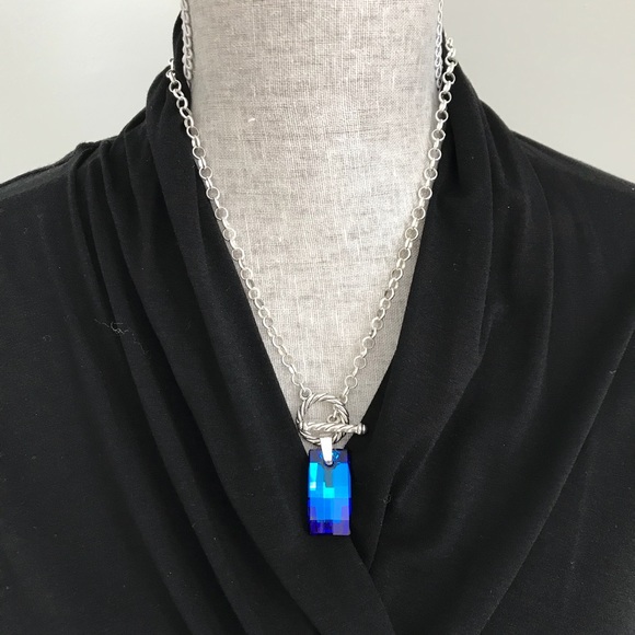 Custom Designed Swarovski Gem Sterling Silver Set - Picture 8 of 11